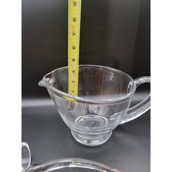 Artland Glass Gravy Boat with Ladle 4.5" Party Hosting Holiday Serveware - Picture 5 of 9